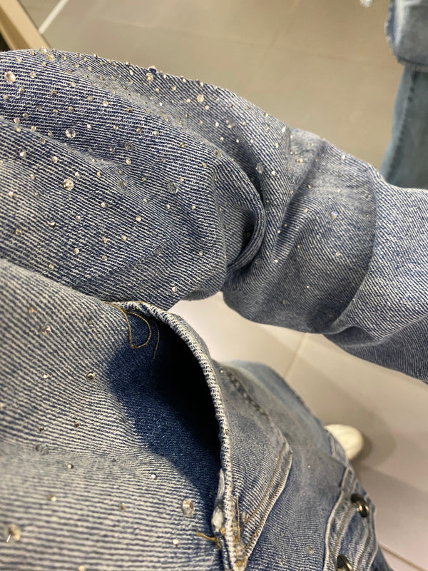 Giacca in jeans STRASS