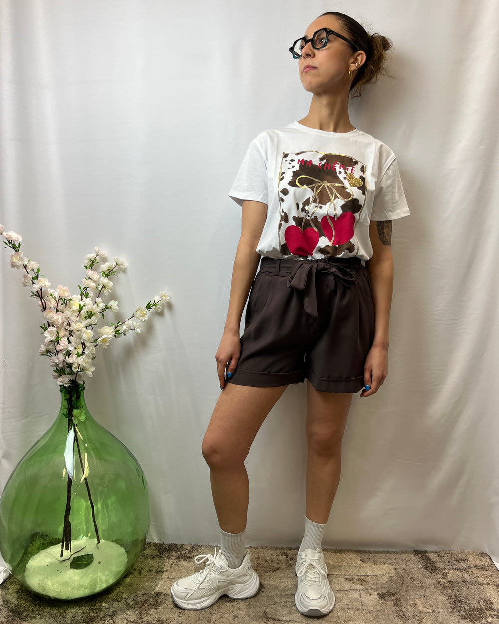 SHORTS IN COTONE