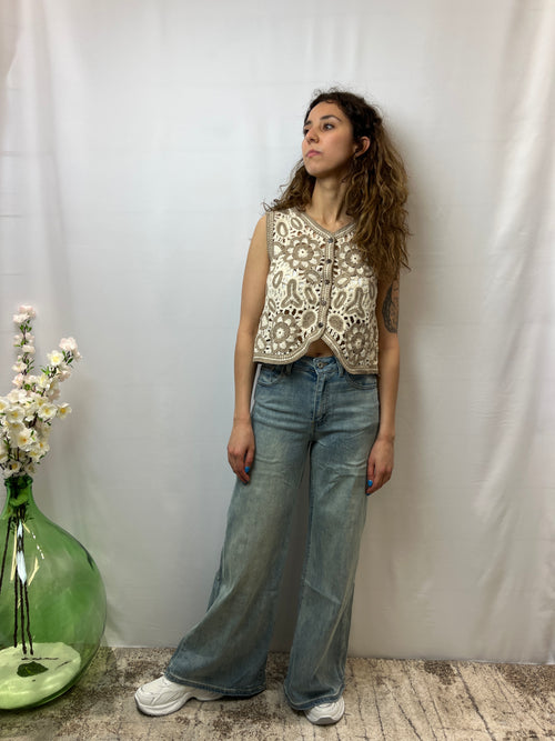 GILET CROCHET