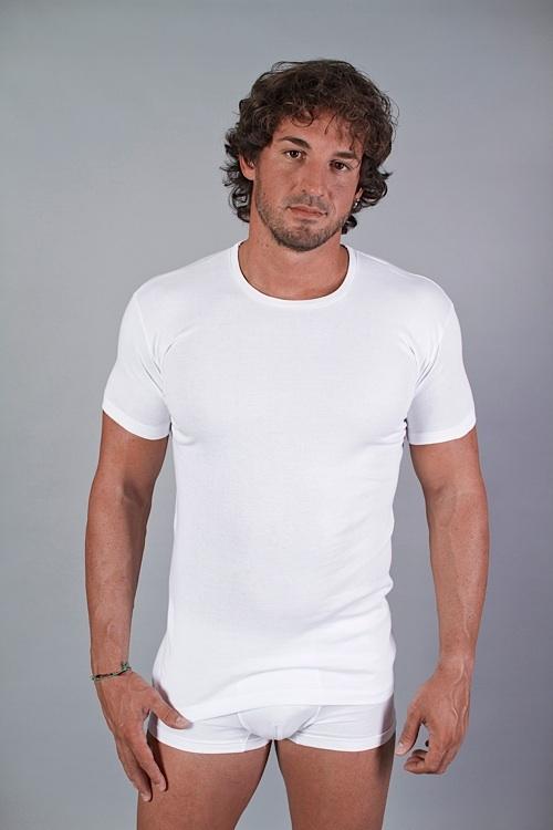 Art 65 Mezza Manica Uomo  costina di 100% cotone vendita a OFFERTA 2PEZZI - REDBEN ABBIGLIAMENTO