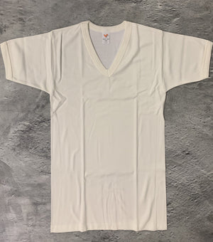 Manica corta Uomo Scollo a V lana e cotone 380 2PEZZI - REDBEN ABBIGLIAMENTO