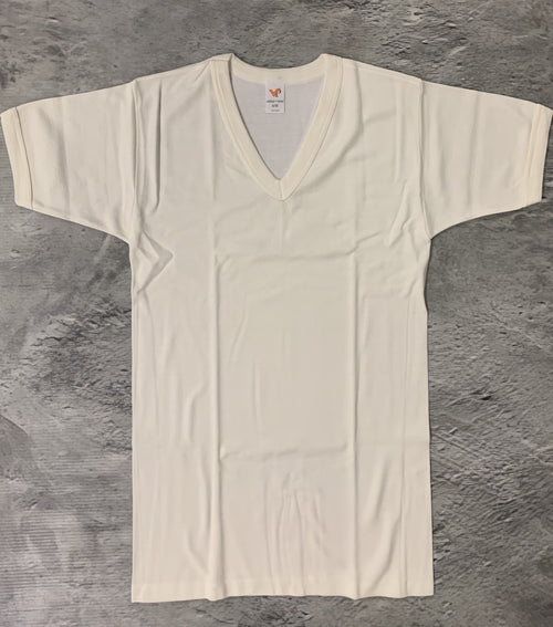 Manica corta Uomo Scollo a V lana e cotone 380 2PEZZI - REDBEN ABBIGLIAMENTO