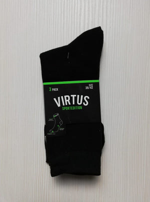 VIRTUS CALZE IN COTONE ELASTICIZZATO ART. V300 ( 3 PAIA ) - REDBEN ABBIGLIAMENTO
