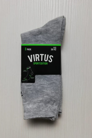 VIRTUS CALZE IN COTONE ELASTICIZZATO ART. V300 ( 3 PAIA ) - REDBEN ABBIGLIAMENTO