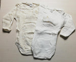 Body neonato  taglia 12 cm 80   manica Lunga  cotone Felpato 2PEZZI - REDBEN ABBIGLIAMENTO