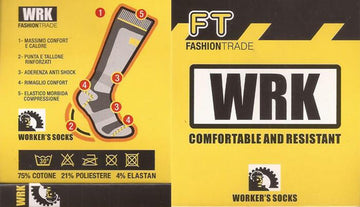 calze Lavoro uomo Work Art WRK008 Confezione da 3 paia